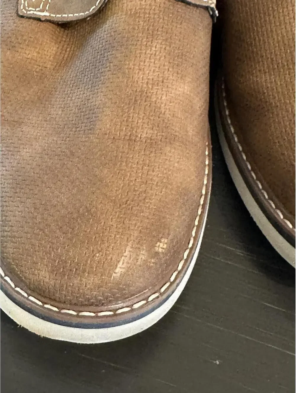 Nunn Bush Men’s Brown Leather Casual Shoes Size 13